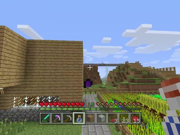 PS4 Gameplay Minecraft - Zebra Gamer - Villager Trading