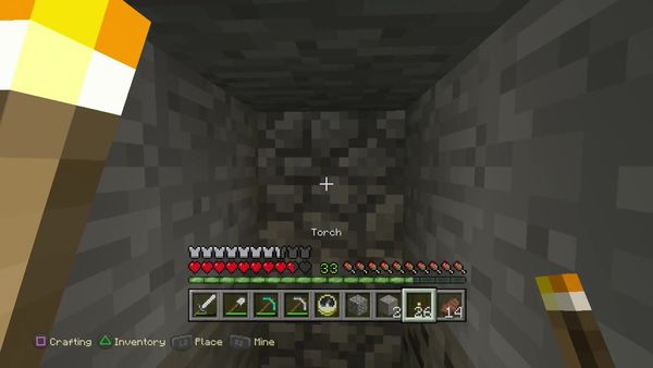 PS4 Gameplay Minecraft - Zebra Gamer - Dangerous Cave