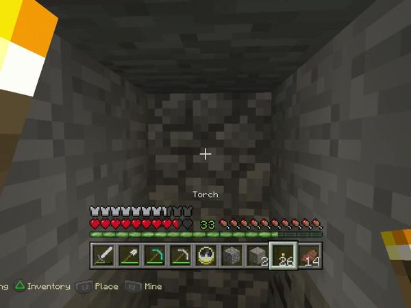 PS4 Gameplay Minecraft - Zebra Gamer - Dangerous Cave