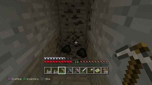 PS4 Gameplay Minecraft - Zebra Gamer - Scavenging
