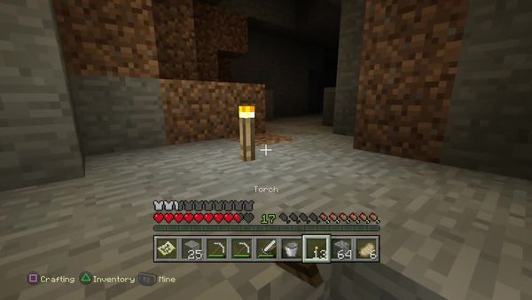 PS4 Gameplay Minecraft - Zebra Gamer - The Search for Diamonds