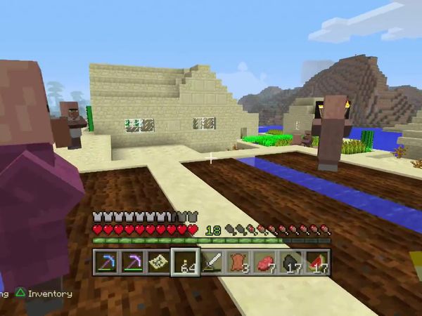PS4 Gameplay Minecraft - Zebra Gamer - Carrots and Potatoes