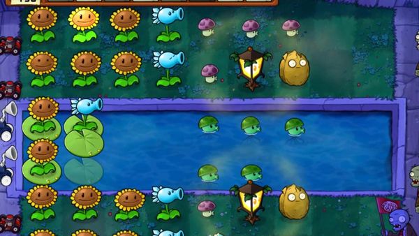 Plants vs. Zombies Gameplay - Zebra Gamer - World 4! Night Pool!