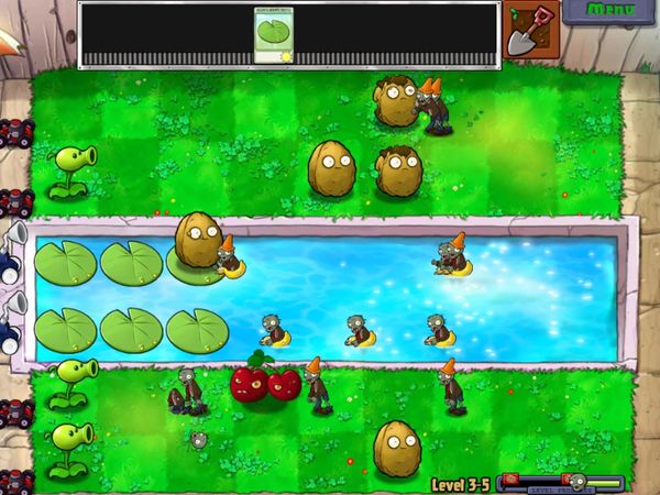 Plants vs. Zombies Gameplay - Zebra Gamer - World 3!