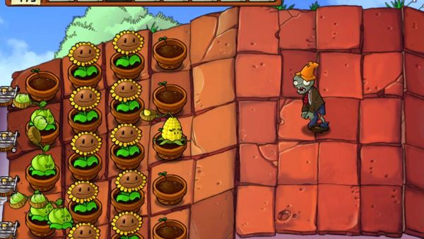 Plants vs. Zombies Gameplay - Zebra Gamer - World 5! Zombies on the Roof!