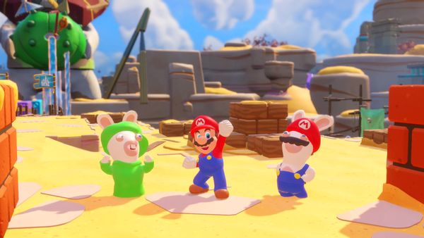 Mario + Rabbids Kingdom Battle Gameplay - Zebra Gamer - World 2 Challenge Levels!