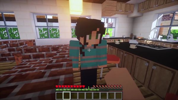 School (Minecraft Roleplay) - Talking with Mom