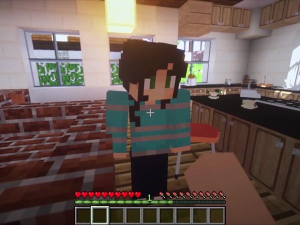 School (Minecraft Roleplay) - Talking with Mom