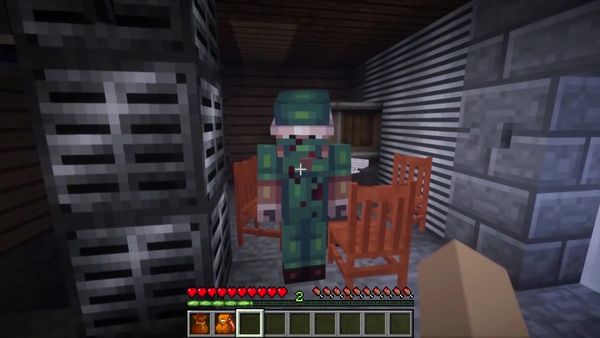 School (Minecraft Roleplay) - Climbing a building