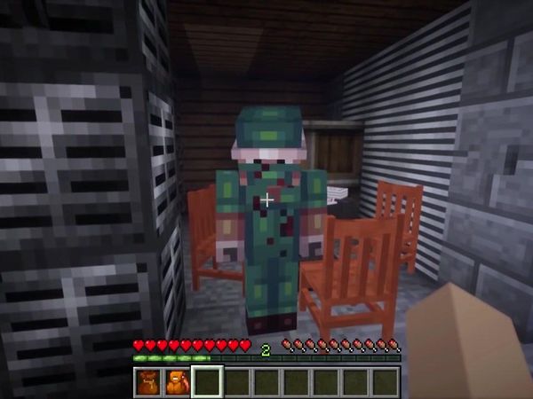 School (Minecraft Roleplay) - Climbing a building