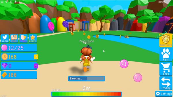 Roblox Funny Moments (Penny Pond and PairOfDucks) - Using BUBBLEGUM to Fly