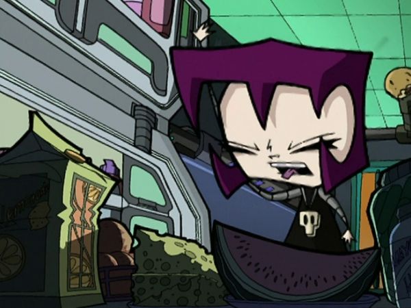 Invasor Zim - Gaz a experimentadora de porco