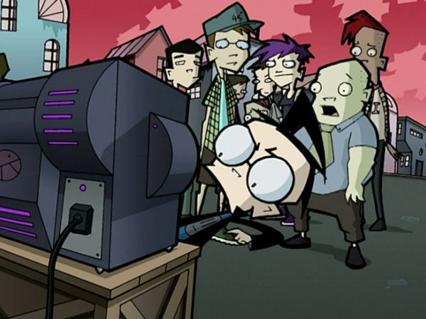 Invasor Zim - A garota que chorava como duende / Revolta da aeronave do Dib