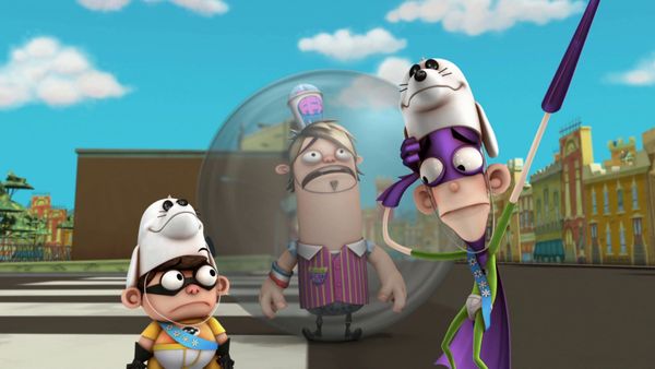 Fan Boy & Chum Chum - Boog burbuja / La figura misteriosa del cereal
