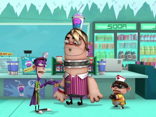 Fan Boy & Chum Chum - La golpiza mecánica / Estatuas congeladas