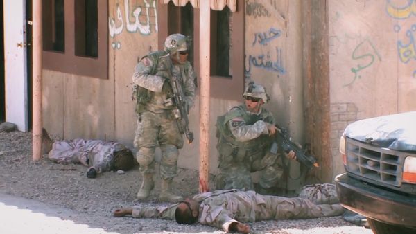 Battle Factory - A Helmet, a Zippo, a Fuel Bladder, and a Simulated IED