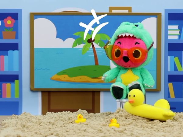 Pinkfong Chart Show - Pinkfong Chart Show Ep4. Beach Songs for Summer