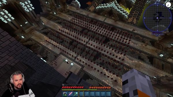 Tiny Turtle Minecraft Dragons - Galaxy Dragon Flies to the Moon Again