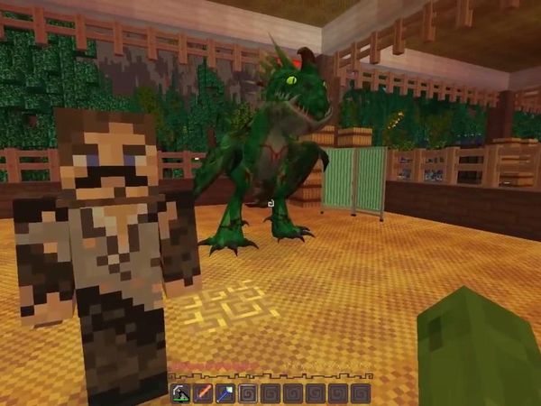 Tiny Turtle Minecraft Dragons - The Deadliest Deadly Nadder Attacks Everything!