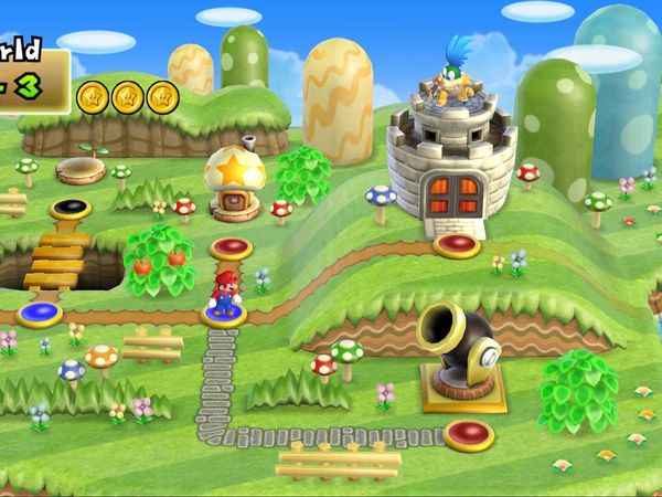New Super Mario Bros. Wii Gameplay - Zebra Gamer - World 1 & World 2!