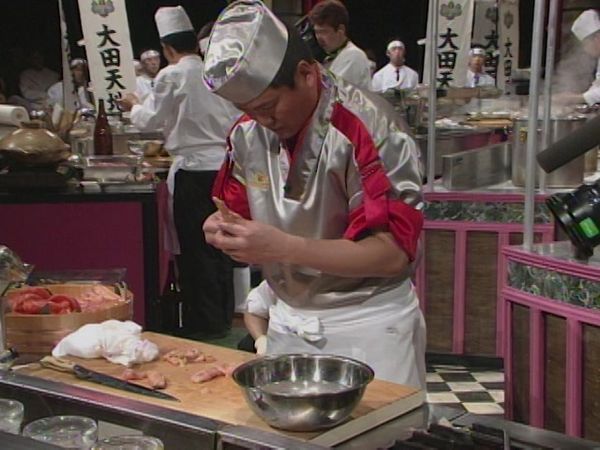 Iron Chef - Huevas de bacalao