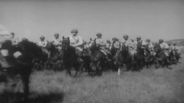The Negro Soldier - Negro Cavalry Regiment, Camp Locket, California