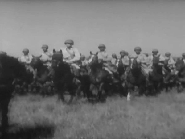 The Negro Soldier - Negro Cavalry Regiment, Camp Locket, California