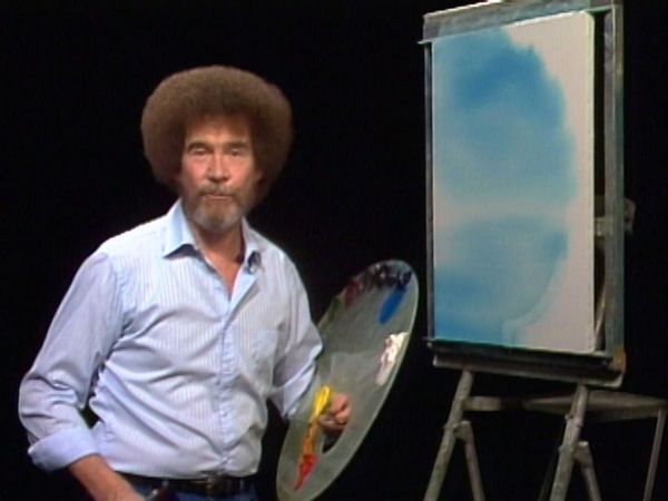 The Joy of Painting with Bob Ross - Half Oval Vignette