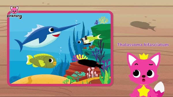 Al escondite con Pinkfong - Juguemos al escondite con Pinkfong animales del mar 1