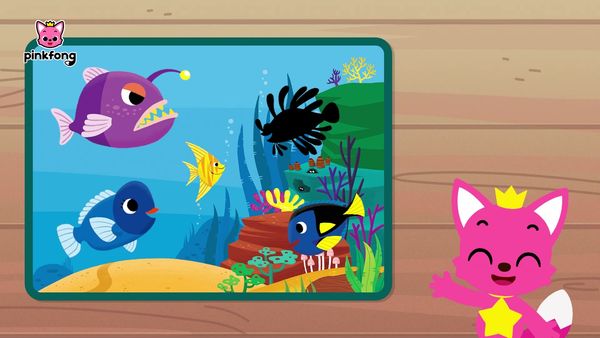 Al escondite con Pinkfong - Juguemos al escondite con Pinkfong animales del mar 4