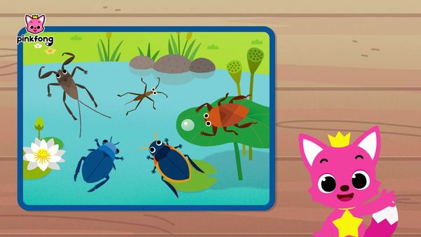 Al escondite con Pinkfong - Juguemos al escondite con Pinkfong insecto 1