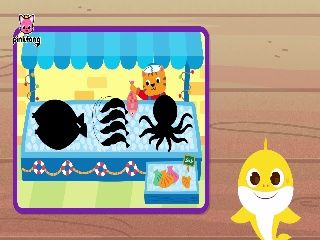 Al escondite con tiburón bebé - Juguemos al escondite con tiburón bebé mercado 1