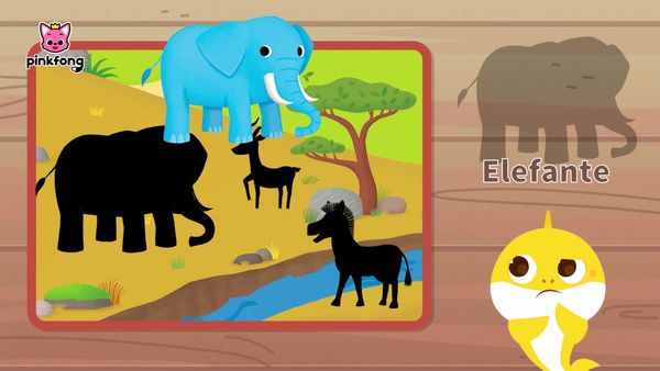 Al escondite con tiburón bebé - Juguemos al escondite con tiburón bebé animal 1