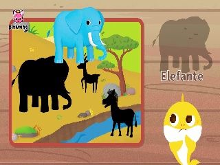 Al escondite con tiburón bebé - Juguemos al escondite con tiburón bebé animal 1