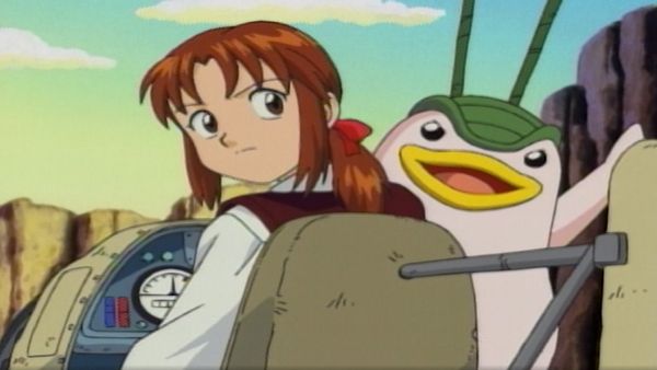 Monster Rancher en español - El ave de hierro