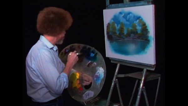 The Joy of Painting with Bob Ross - Riverside Escape Oval