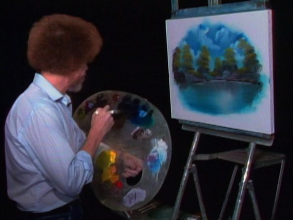 The Joy of Painting with Bob Ross - Riverside Escape Oval