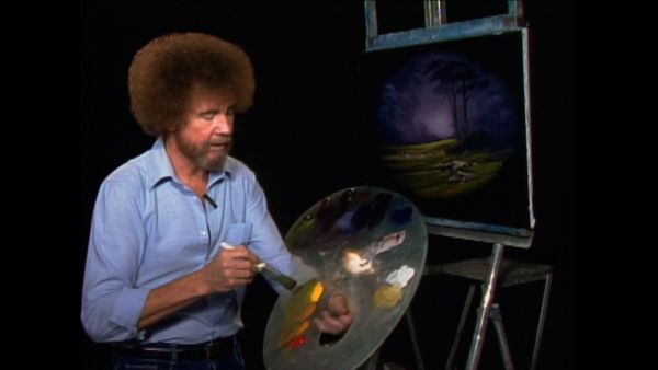 The Joy of Painting with Bob Ross - Misty Forest Oval