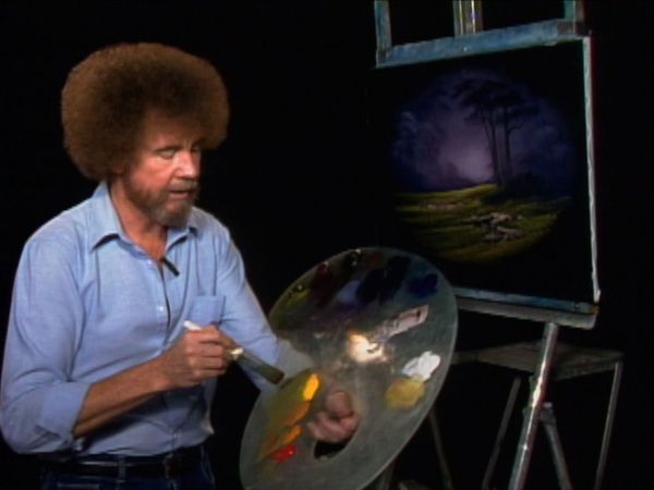 The Joy of Painting with Bob Ross - Misty Forest Oval