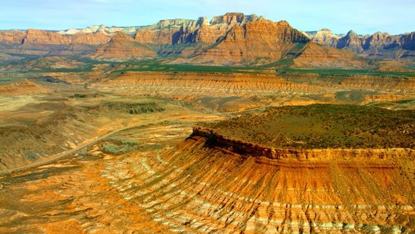 Escenas de la naturaleza - Antenas del Cañon de Utah Zion