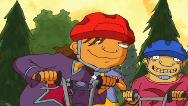 Rocket Power - Fuga da montanha de Lars / Foi uma noite escura e chuvosa