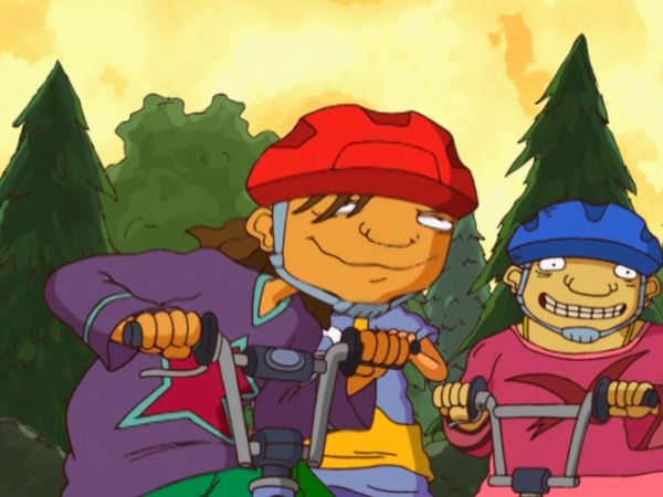 Rocket Power - Fuga da montanha de Lars / Foi uma noite escura e chuvosa