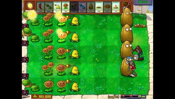 Plants vs. Zombies Gameplay - Zebra Gamer - Clip: New Game+ World 1!