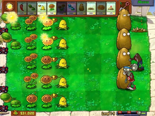 Plants vs. Zombies Gameplay - Zebra Gamer - Clip: New Game+ World 1!