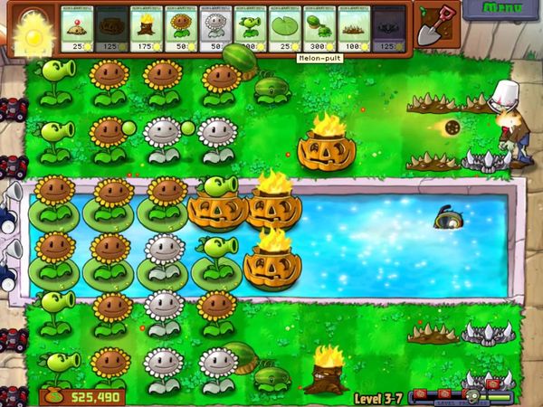 Plants vs. Zombies Gameplay - Zebra Gamer - Clip: New Game+ World 3!