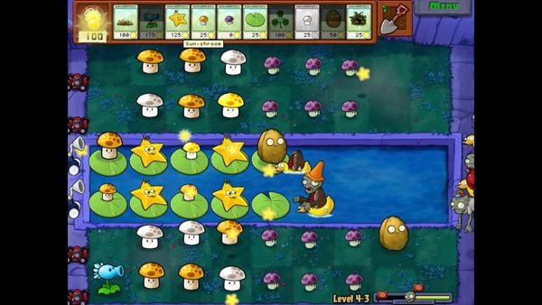 Plants vs. Zombies Gameplay - Zebra Gamer - Clip: New Game+ World 4!