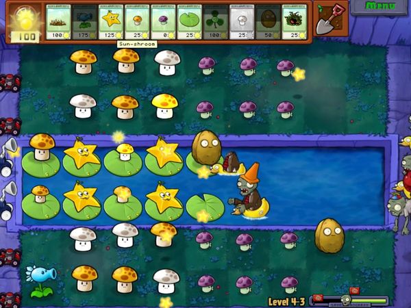 Plants vs. Zombies Gameplay - Zebra Gamer - Clip: New Game+ World 4!