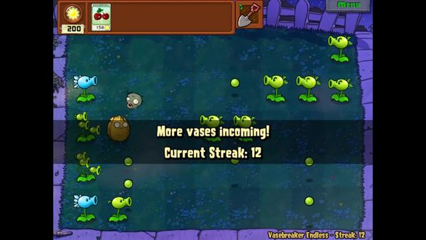 Plants vs. Zombies Gameplay - Zebra Gamer - Clip: Vasebreaker Endless!