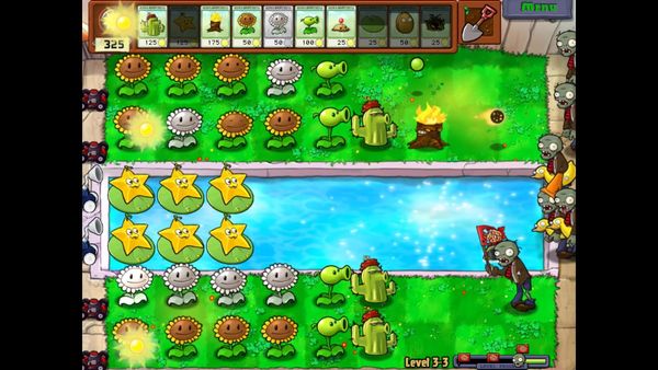 Plants vs. Zombies Gameplay - Zebra Gamer - Clip: New Game+ World 3!
