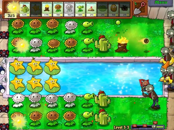 Plants vs. Zombies Gameplay - Zebra Gamer - Clip: New Game+ World 3!